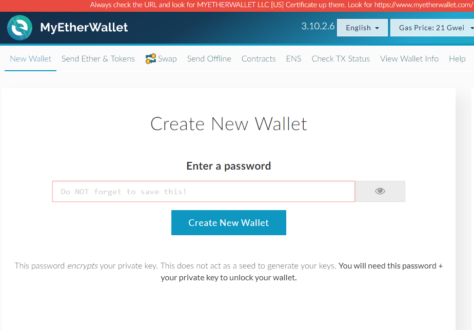 myethereum wallet